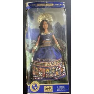 VTG 2000 Collector Edition Princess of the Incas Barbie Collectible Damaged Box